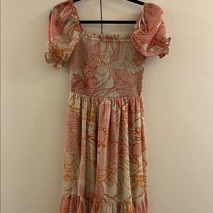 Floral Puff Sleeve Dress